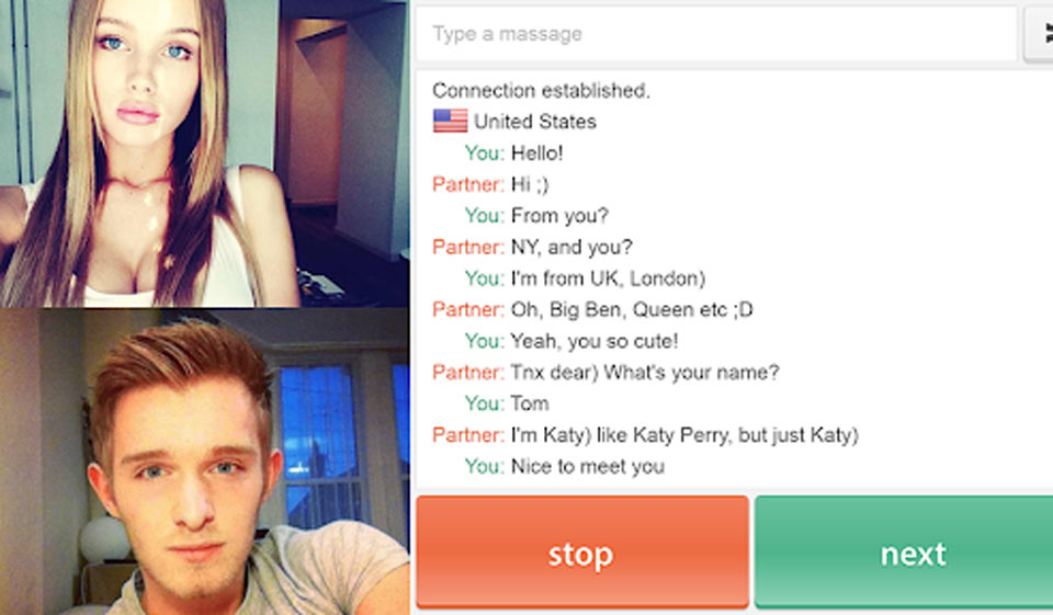 Can I be tracked down via Chatroulette?