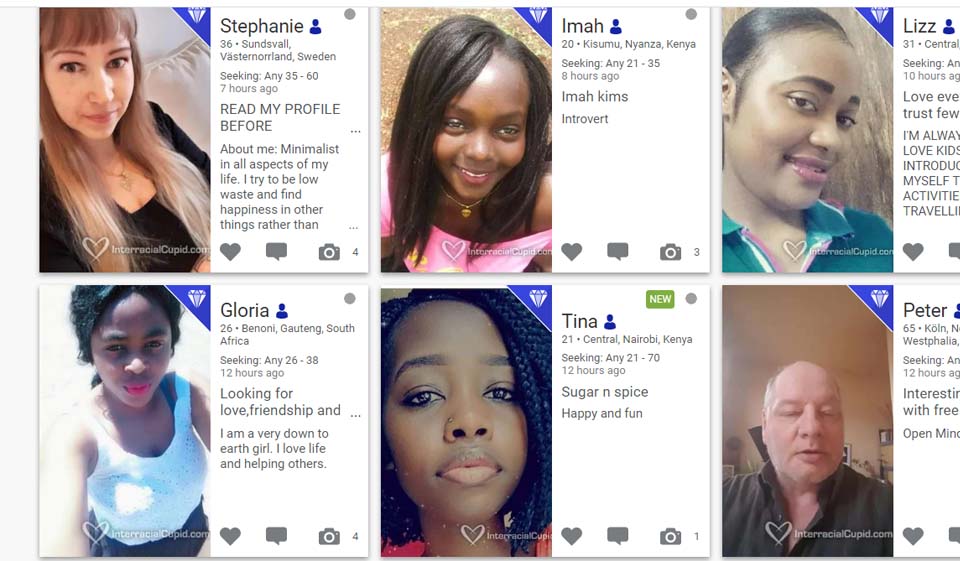 Is Interracial Cupid available worldwide?