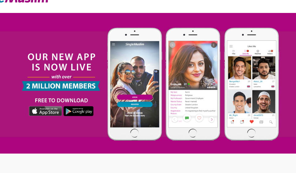 Single Muslim Mobile App und Website