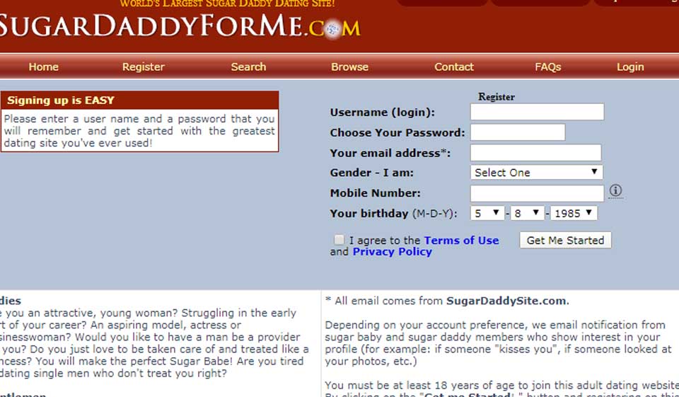 SugarDaddyforme Review: Great Dating Site?