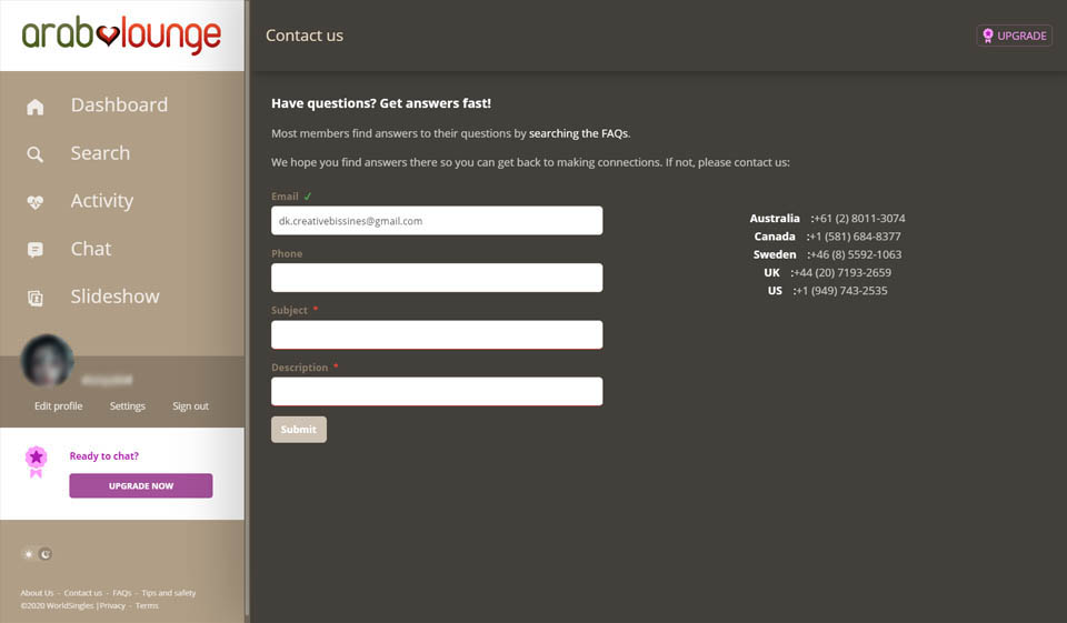 ArabLounge Review: Great Dating Site?