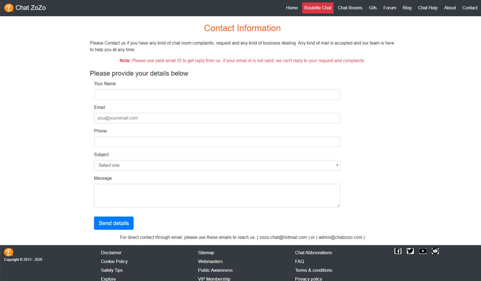 Who Should I Contact If I Have Questions Regarding My Privacy In Chat Zozo?