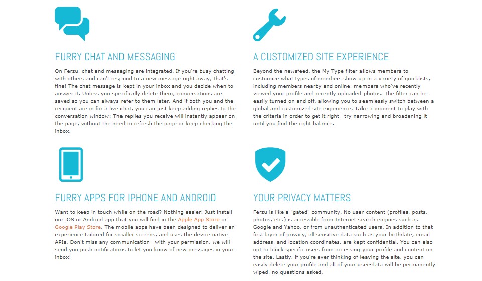 Información de contacto detallada sobre el sitio de citas