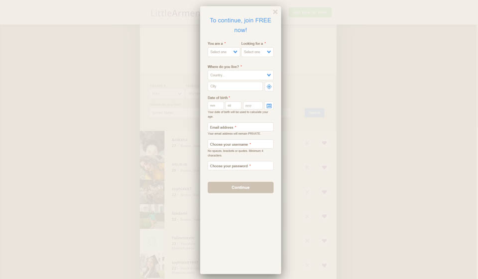Little Armenia Interface