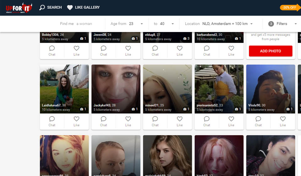 Can you see who likes your profile on UpForIt if you are a basic member?