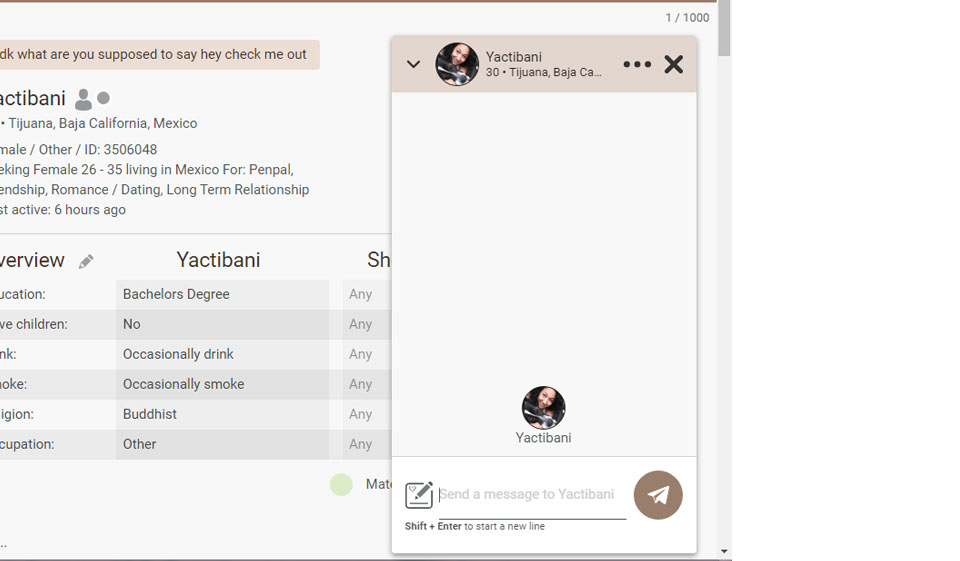 Meksikansk Cupid-app