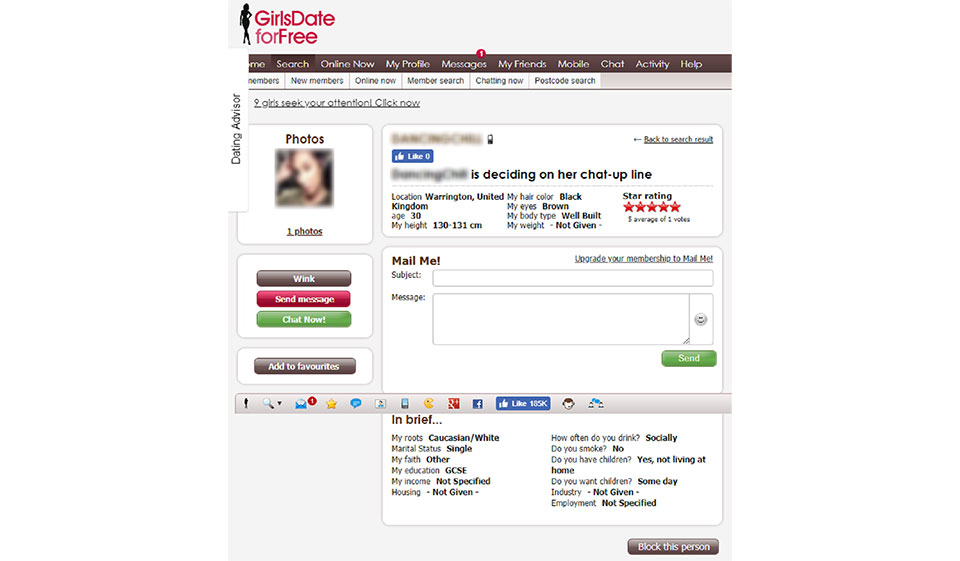 Er det falske eller svindelmedlemmer på GirlsDateforFree?