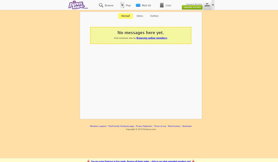PinaLove Free Membership vs. Paid Membership
