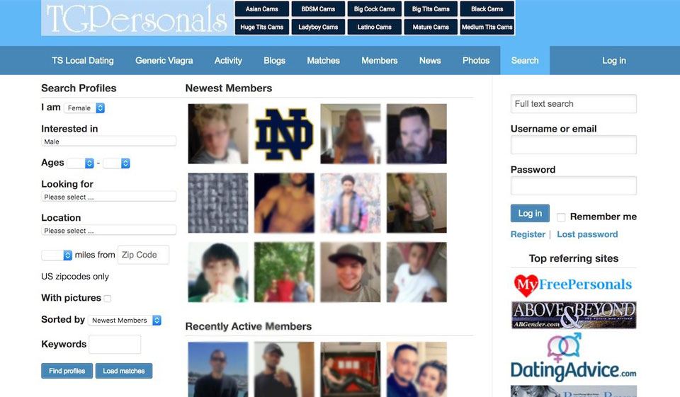 Transgender Personals