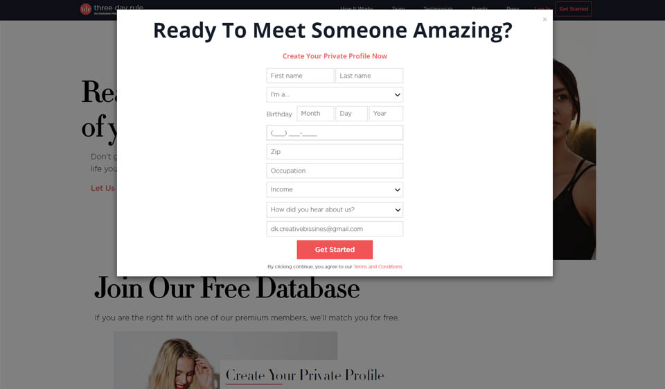 Three Day Rule Review: Great Dating Site?