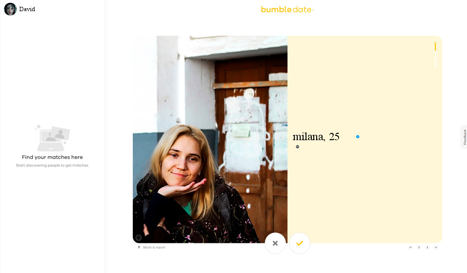 Bumble Interface