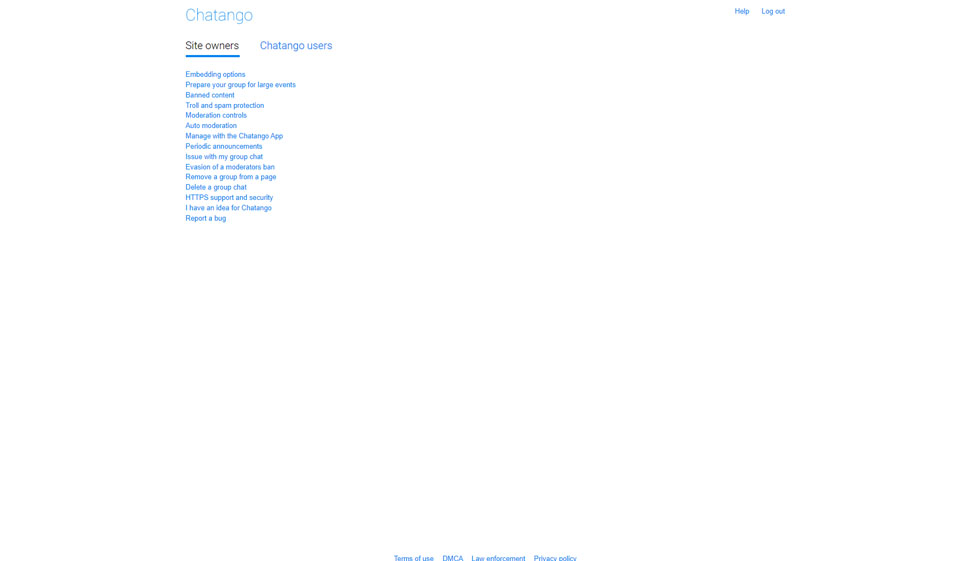 Alternatieve sites zoals Chatango