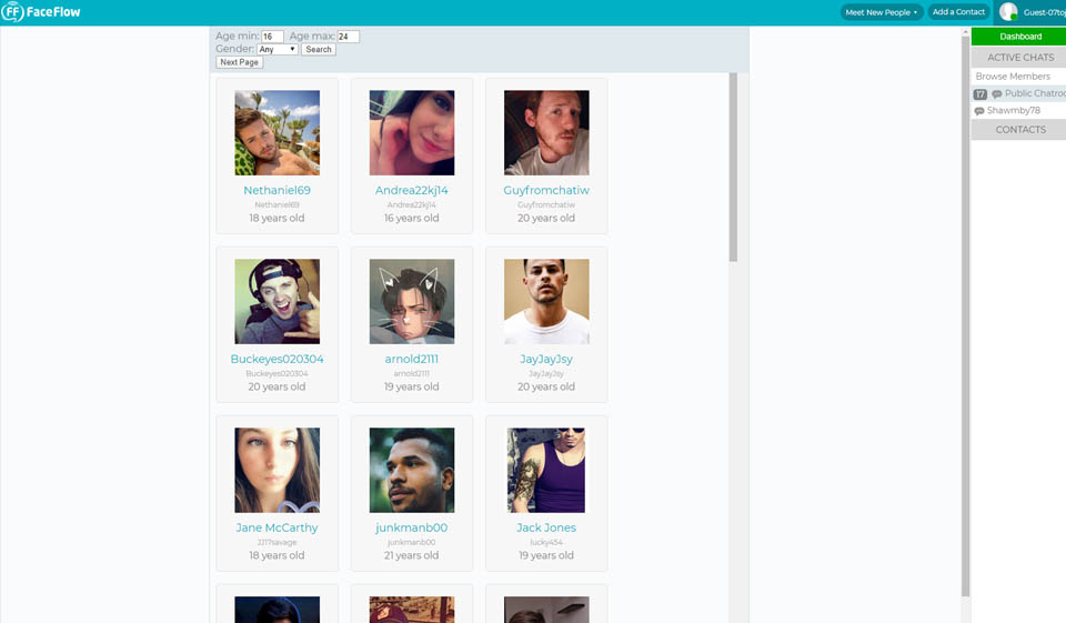 Cena członkostwa Faceflow i inne metody płatności