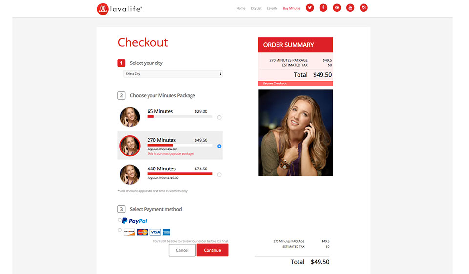 Mobile app Version and Website Version
