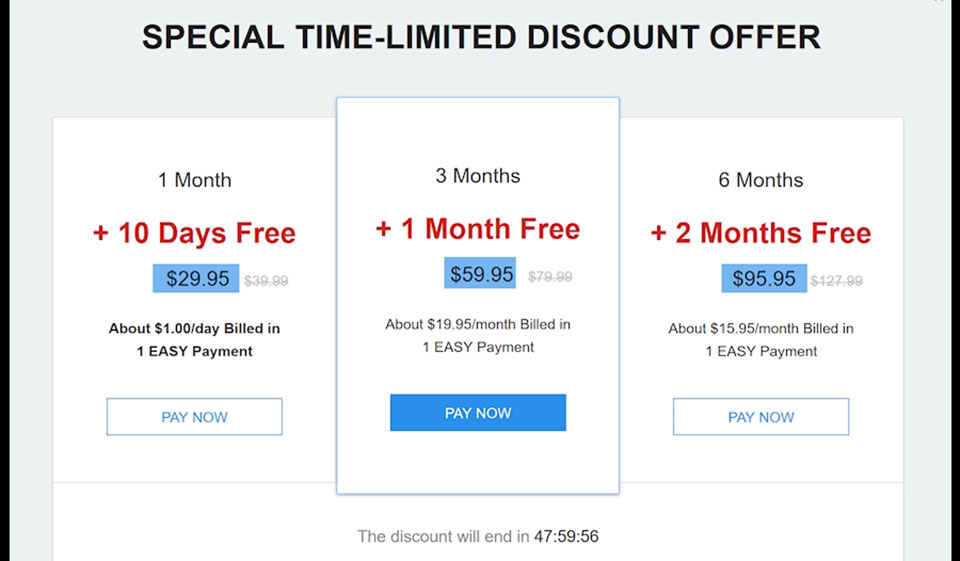 Can I Send Support For Just A Month?