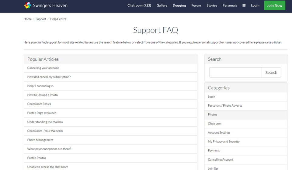 Swinger Himmel wirklich sicher
