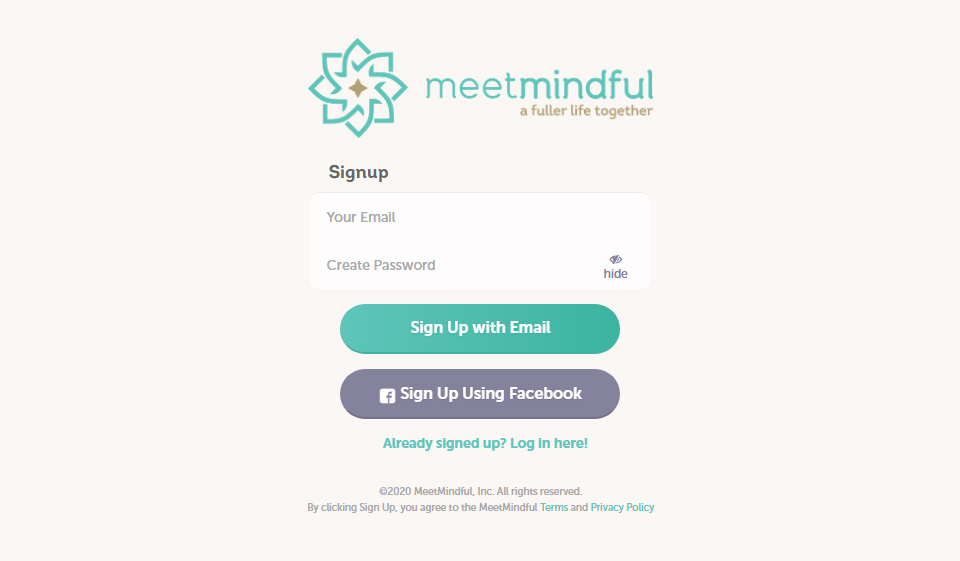 MeetMindful Website