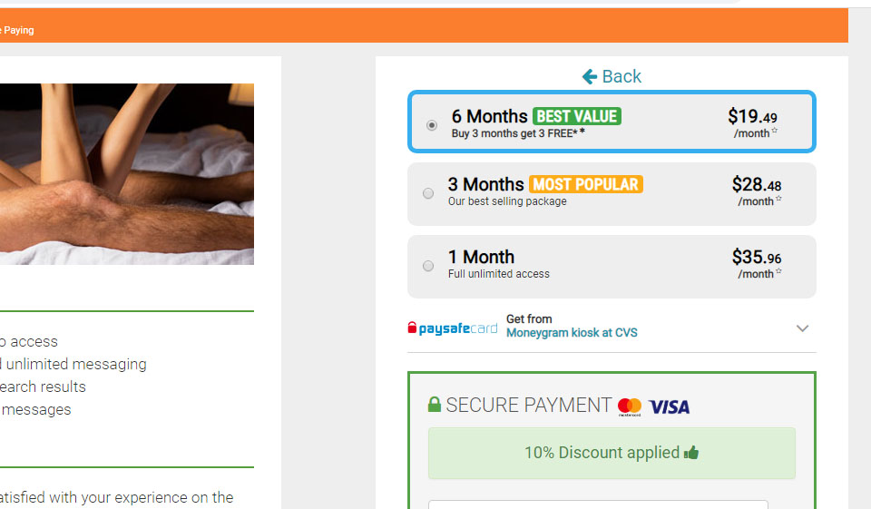 Membership Price and Other Payment Method