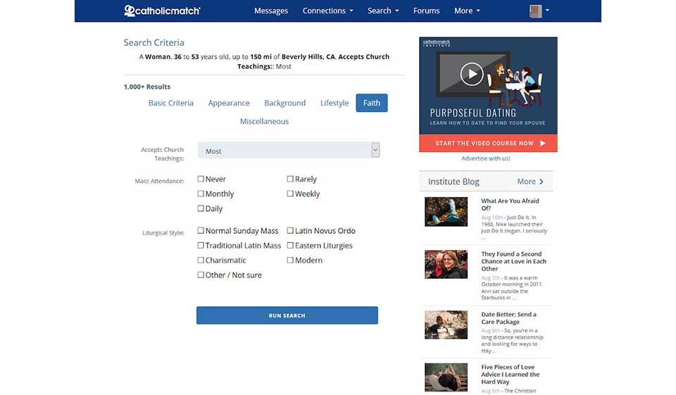 CatholicMatch website