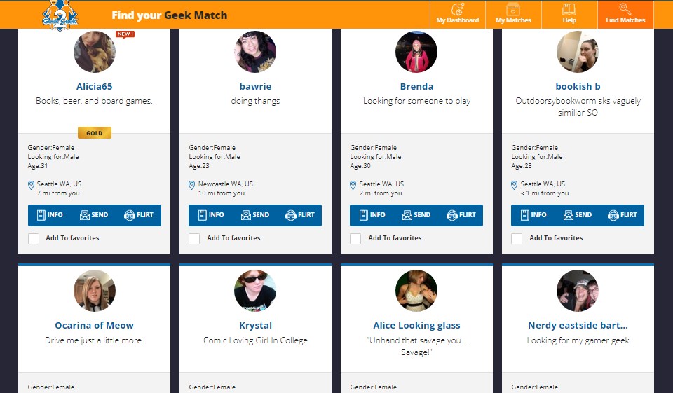 Member Searching Options