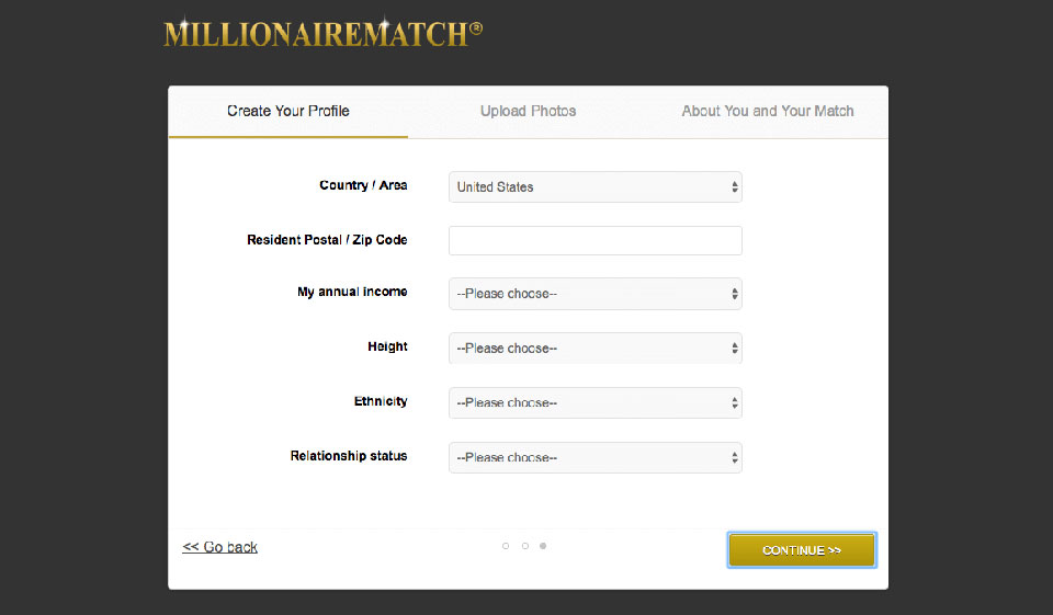 Special features of millionairematch