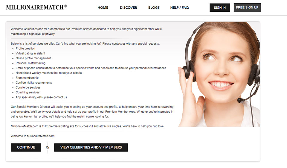 Special features of millionairematch