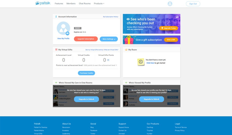 Design of the website