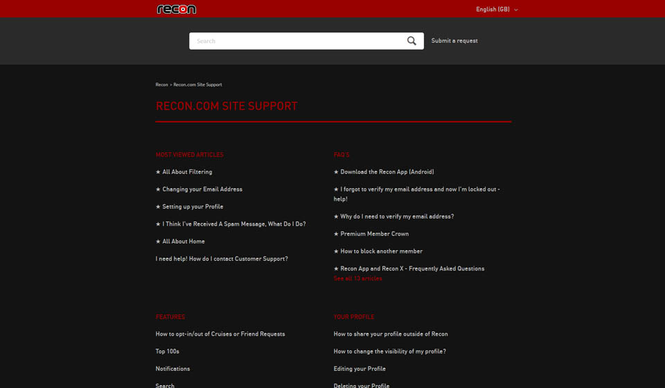 Alternative sites like Recon