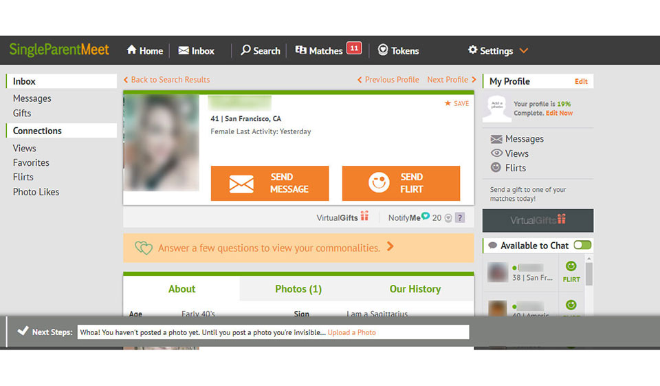 Setting up your Profile