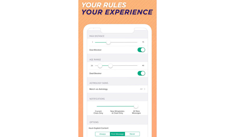 Privacy in Sweet Pea