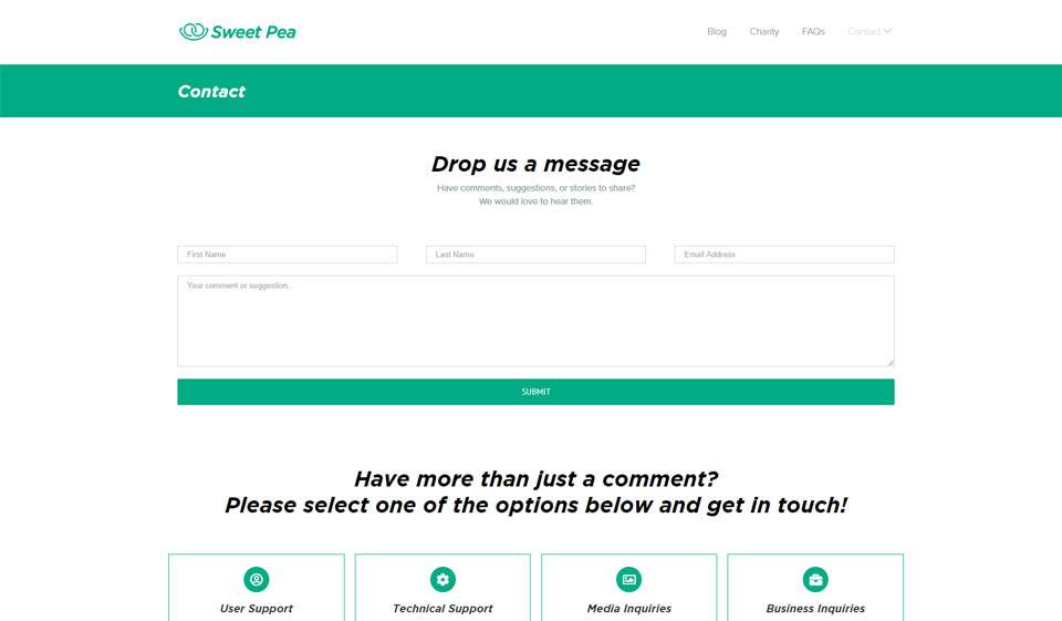 Dove si trova attualmente Sweet Pea