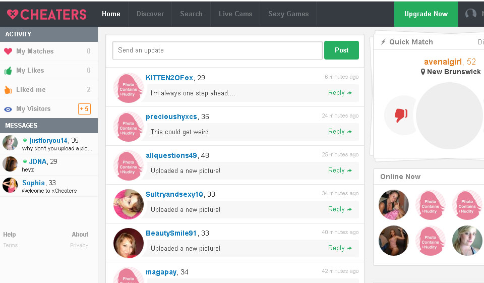 xCheaters review: Great Dating Site?
