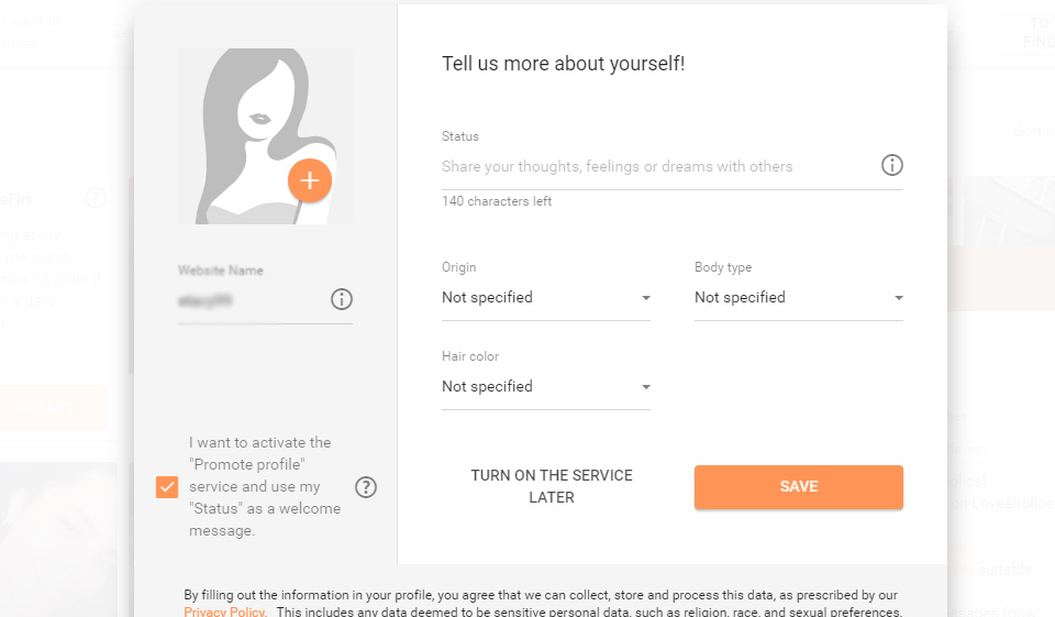 Funkcje specjalne Loveaholics