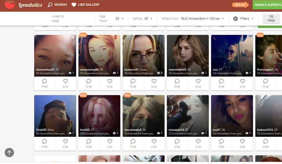 Aplikacja mobilna Loveaholics i strona internetowa