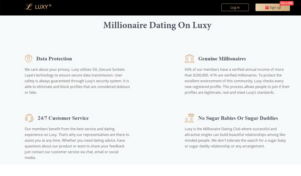 Luxy Website