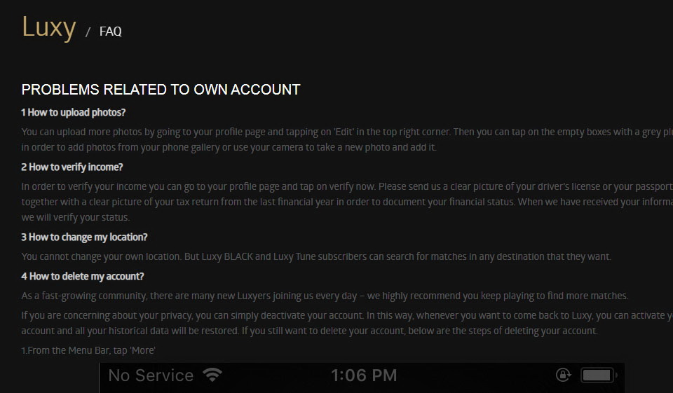 How will your Luxy payment appear on your credit card bill?