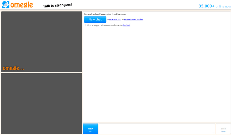 Dostępność Omegle na całym świecie