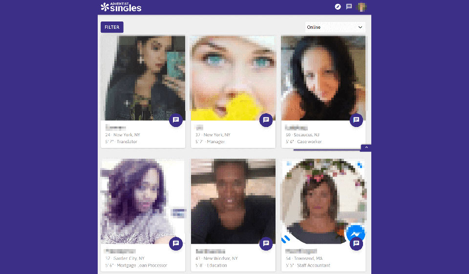 Which browsers support Adventist singles?