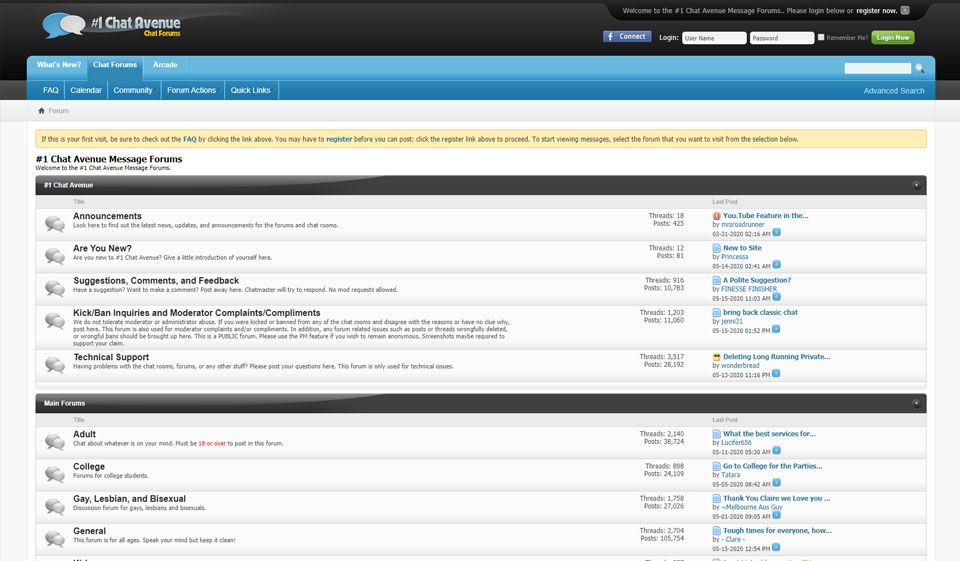 Wie filtere ich, wer mir Nachrichten auf der Chat Avenue sendet?