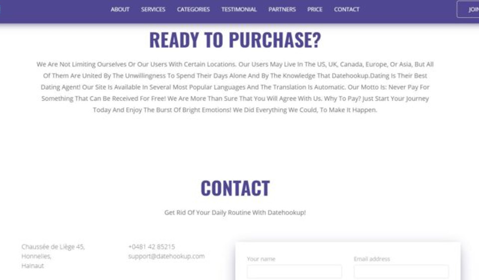 Sind die Mitglieder in DateHookUp sicher?