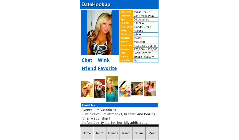 DateHookUp Wie richte ich mein Profil ein?