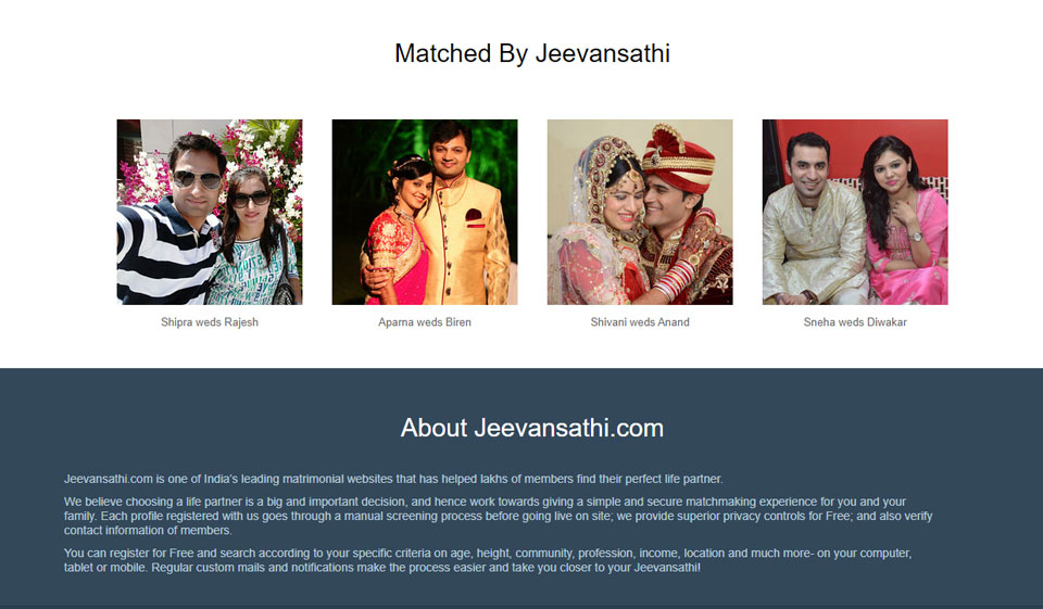 Jeevansathi Special characteristics