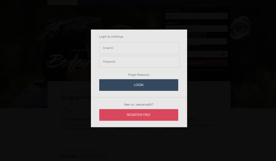 Jeevansathi Account banning