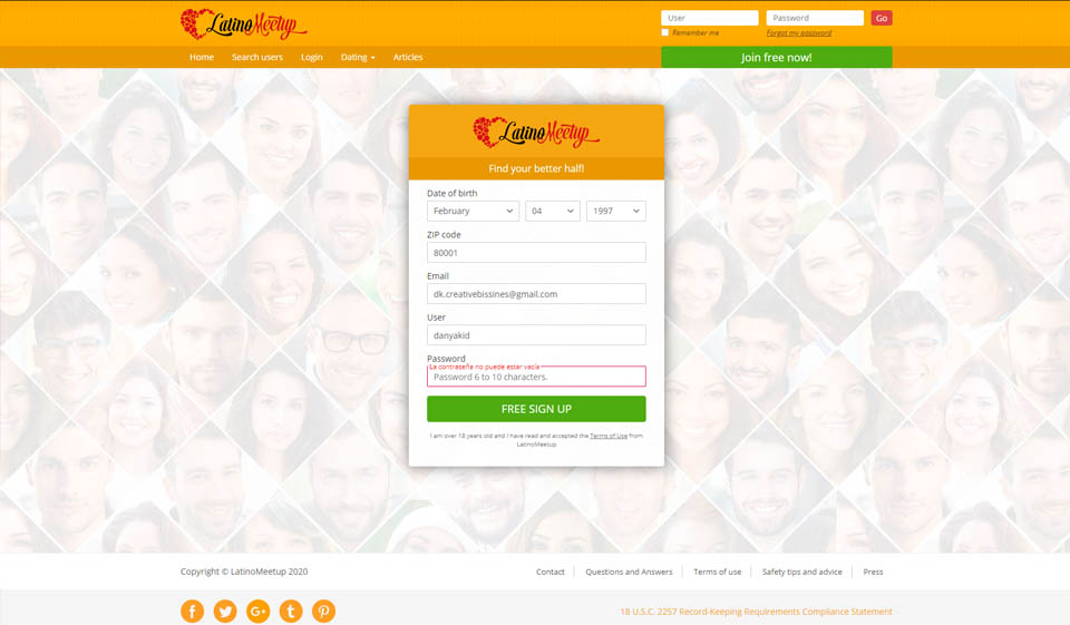 Is LatinoMeetUp Available Worldwide?