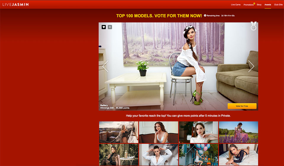 LiveJasmin Mobile app and Website