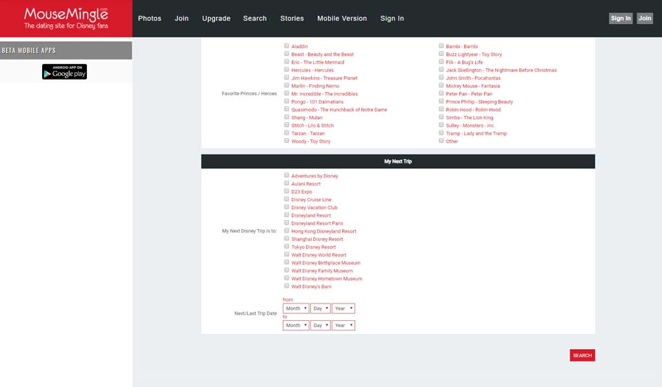 Is It Possible To See The MouseMingle Members Who I Liked?