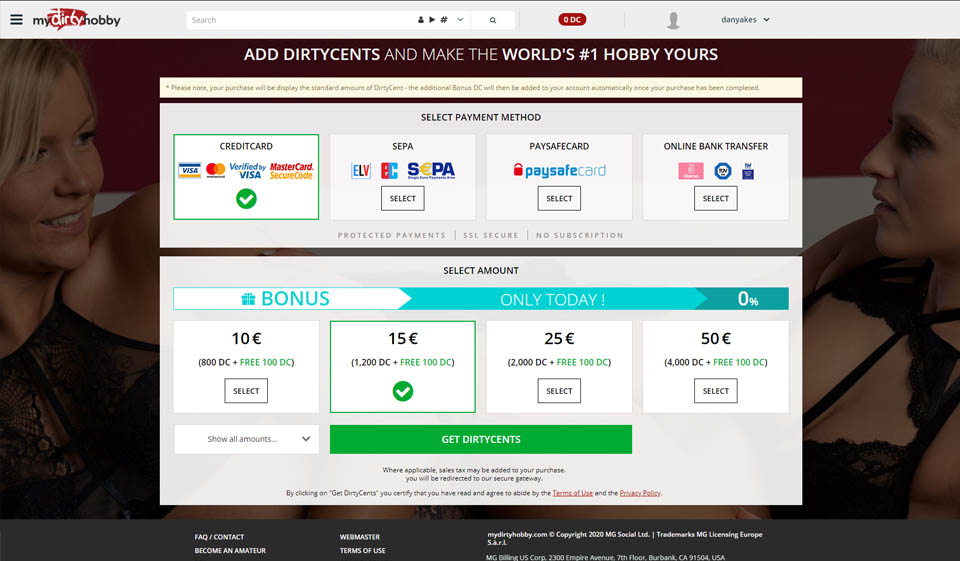 MyDirtyHobby Mobiele app en website op verschillende platforms