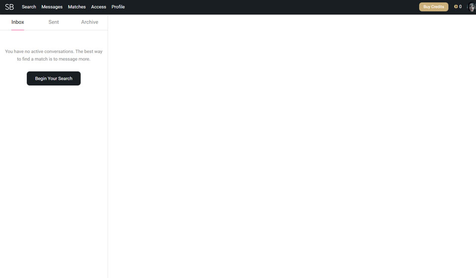 Secret Benefits Interface