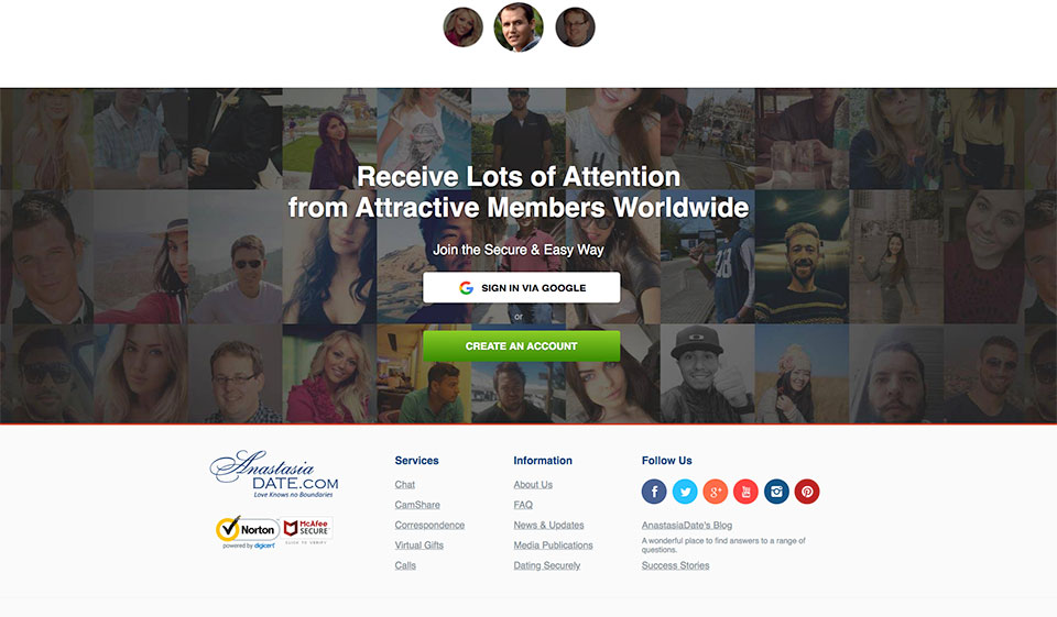 AnastasiaDate Aplikacja mobilna i strona internetowa