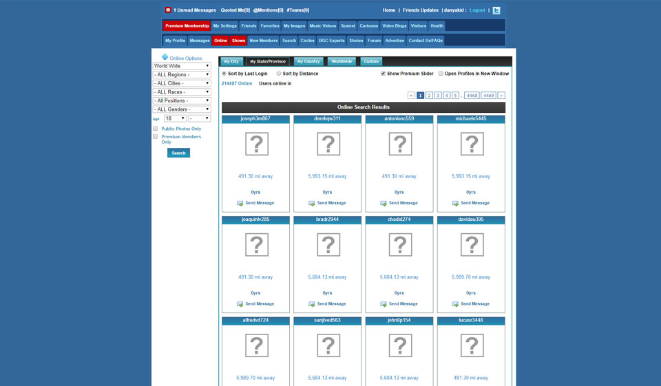 BGCLive Member Composition